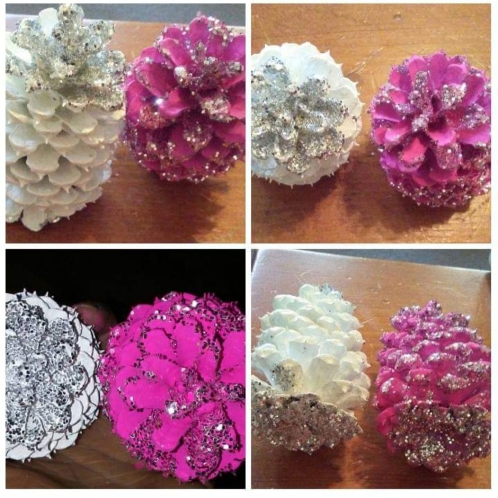 Hand painted pinecones - Picture 2 of 5